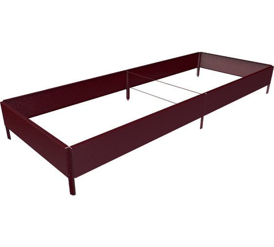 Изображение товара Готовая грядка Delta-Park GX 0.7х1.9 м, коричнево-красная 30020GX_70180Ch