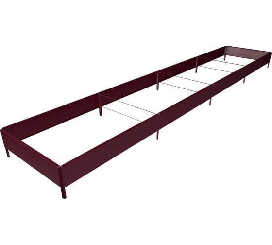Изображение товара Готовая грядка Delta-Park GX 0.7х3.8 м, коричнево-красная 30020GX_70370Ch