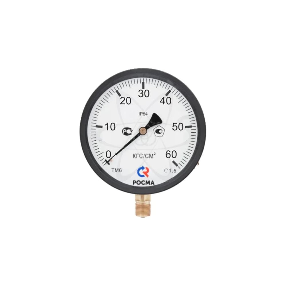 Изображение товара Общетехнический манометр РОСМА ТМ-510Р.00 0-250 кгс/см2 аналоговый профессиональный