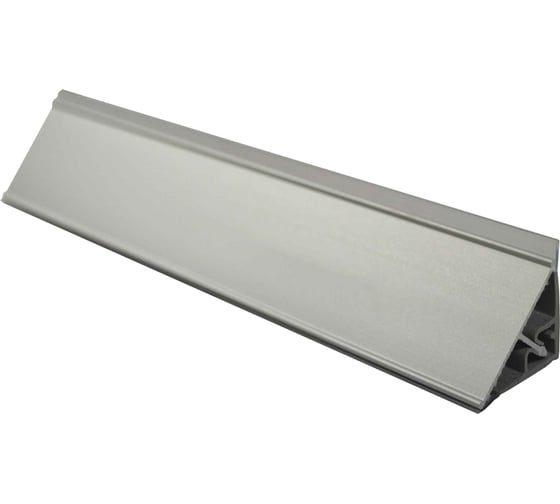 Изображение товара Плинтус для столешниц GRACE алюминий 28х28 мм 3,05 м серебро, прямой УТ000051502