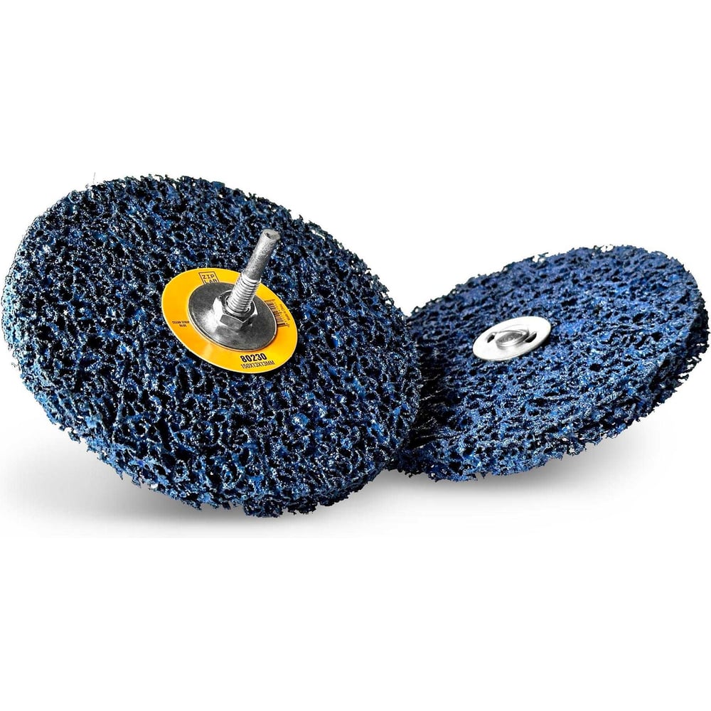 Изображение товара Диск шлифовальный ZIPLAB Clean Strip Black для металла и камня 150 мм