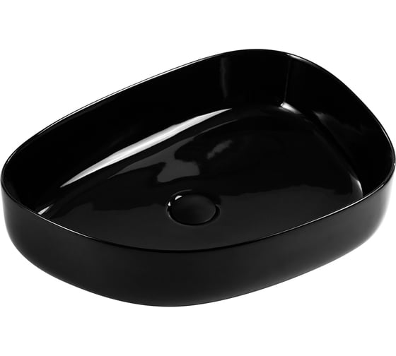 Изображение товара Керамическая накладная раковина BelBagno черная BB1435-NERO