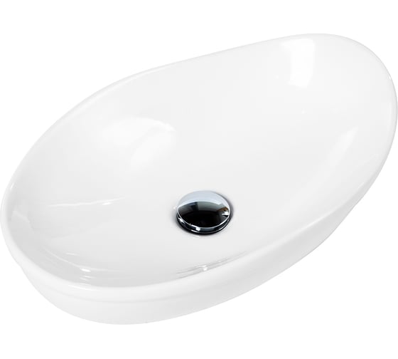 Изображение товара Керамическая накладная раковина BelBagno овальная BB1362