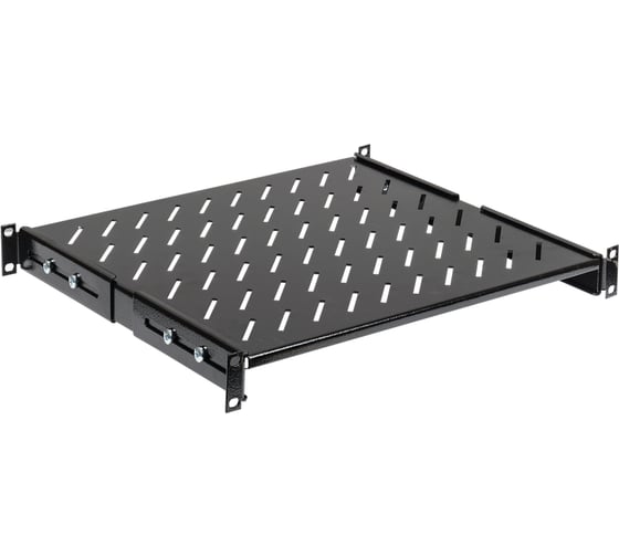 Изображение товара Полка стационарная ITK L=400мм черная FS05-400PI-R