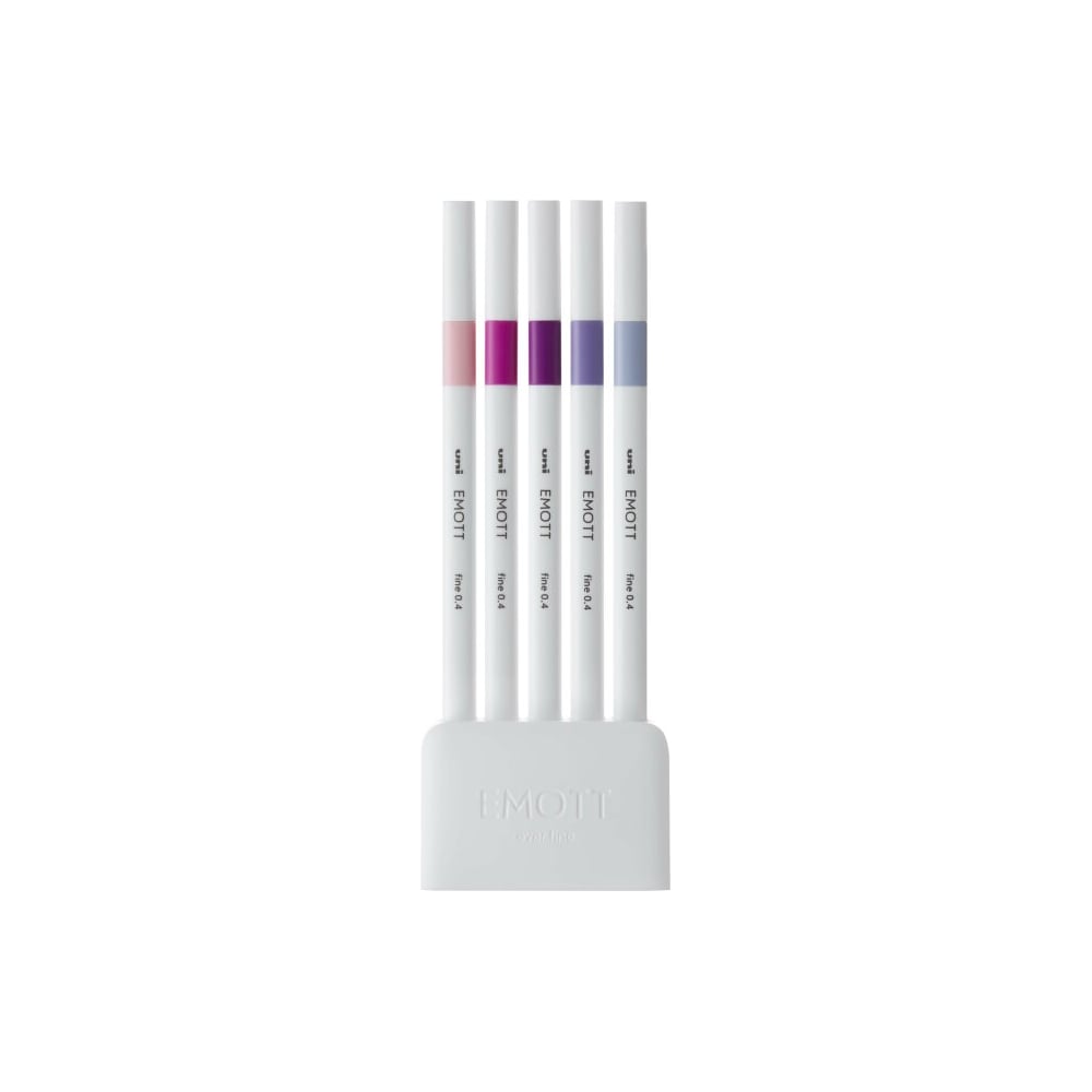 Набор цветных линеров UNI набор цветных флуоресцентных карандашей berlingo supersoft fluo 6 цв трехгранные заточенные