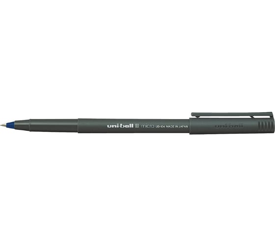 Изображение товара Ручка-роллер UNI Ball II Micro UB-104, синий, 0,5 мм, 1 шт. 66253