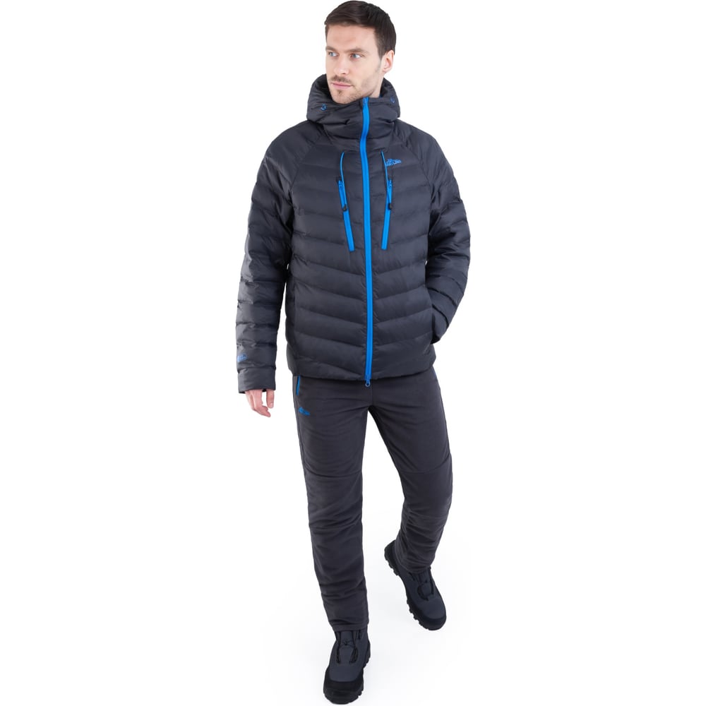 Изображение товара Зимняя мужская куртка GRAYLING Иртыш графит 52-54 теплый синтетический утеплитель