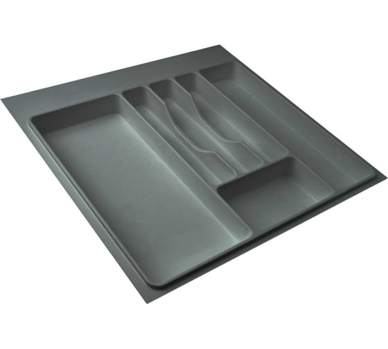 Изображение товара Лоток для столовых приборов Lemax PROF 60 см, вулканический серый, пластик MPT60VG