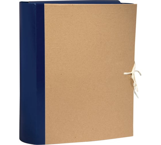 Изображение товара Архивная папка OfficeSpace крафт/бумвинил, с 4 завязками, ширина корешка 80 мм 255993