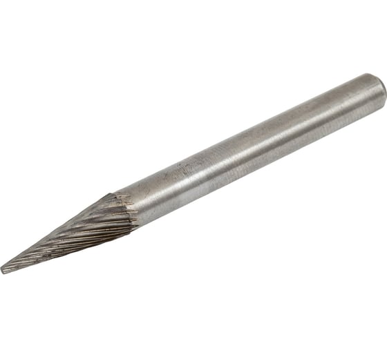 Изображение товара Борфреза (шарошка) по металлу коническая Sinica с заостренным концом M0618M06, тип M, диаметр 6мм, посадочный 6мм 100030