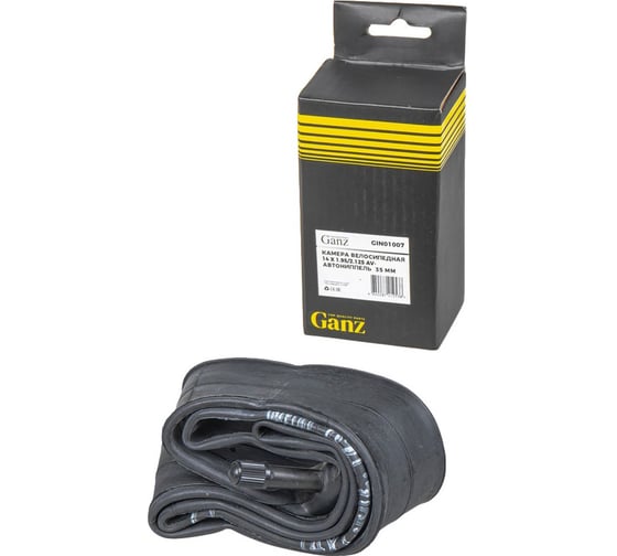 Изображение товара Камера велосипедная Ganz 14x1.95/2.125 AV-автониппель 35 мм GIN01007