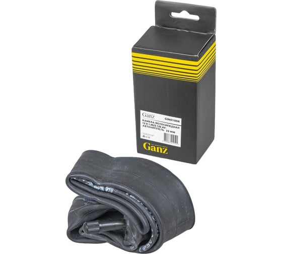 Изображение товара Камера велосипедная Ganz 12x1.95/2.125 AV-автониппель 35 мм GIN01006