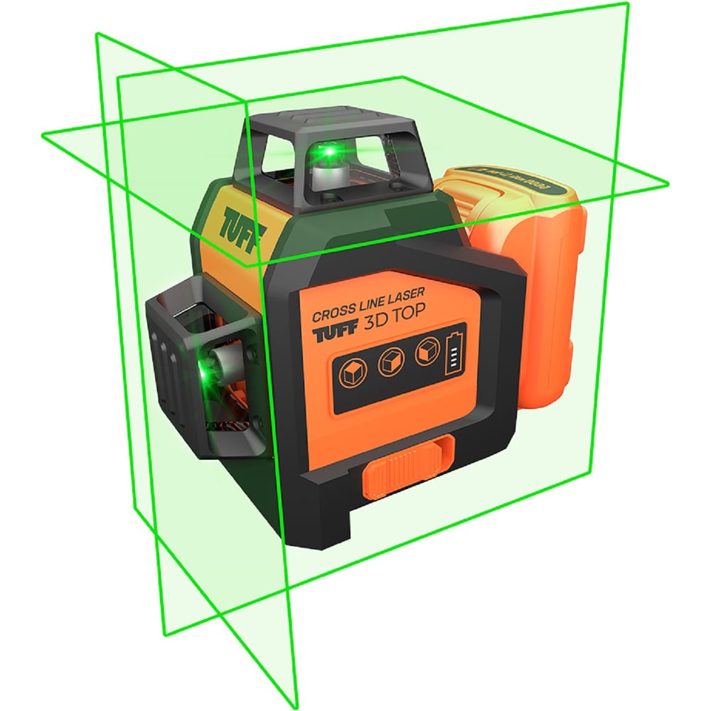 Изображение товара Лазерный нивелир TUFF 3D TOP 9-1-002 с пультом и зеленым лучом