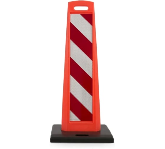 Изображение товара Ограждение дорожное с подставкой-утяжелителем ООО ОПТИМА СЕРВИС Солдатик 110 см парковочное пластиковое разделитель тип 2 00-00058209