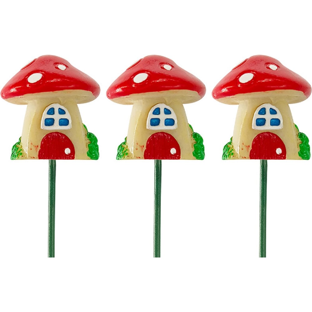 Изображение товара Штекер горшочный Park Грибочки 3 шт 109012 для растений