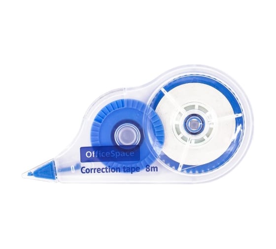 Изображение товара Корректирующая лента OfficeSpace, 12 шт в упаковке, 5 мм x 8 м, пакет Cq_15468