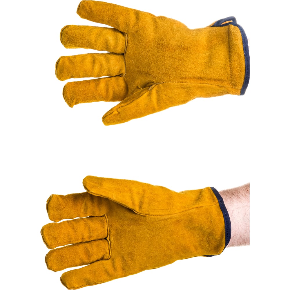 Цельноспилковые утепленные перчатки Terre, цвет оранжевый