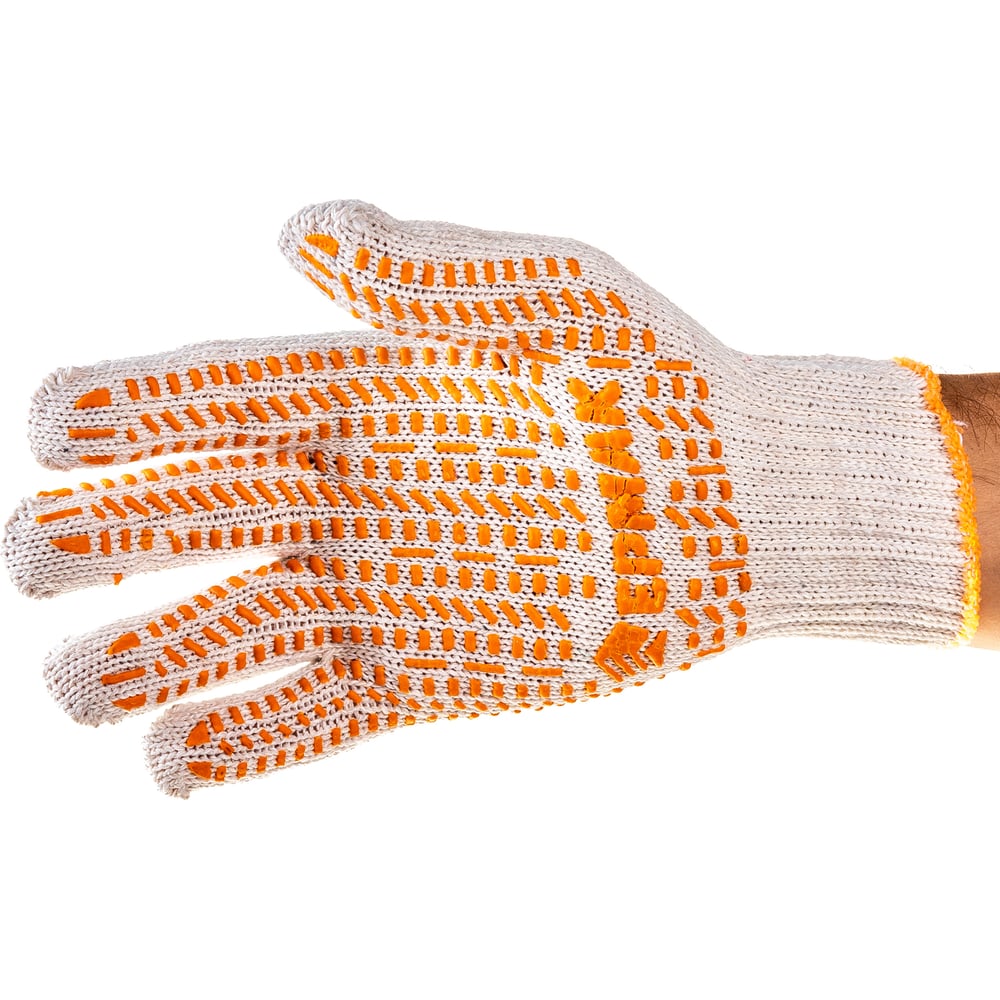 Вязаные перчатки ЕРМАК, цвет белый