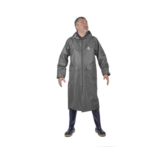 Изображение товара Влагозащитный плащ-дождевик БЕРТА 800-64-66 серый, рост 170-176