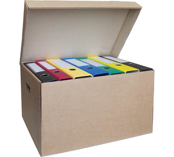 Изображение товара Архивный короб OfficeSpace Делопроизводство 480х325х295, крафт 192294