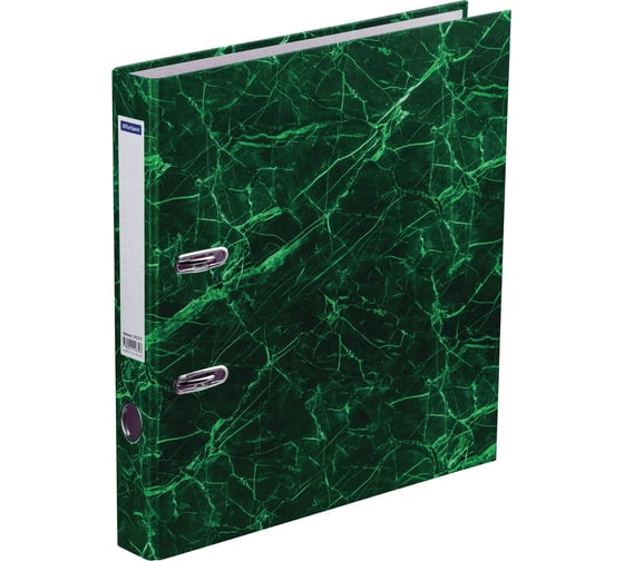 Изображение товара Папка-регистратор OfficeSpace 50 мм, мрамор, зеленая 242571