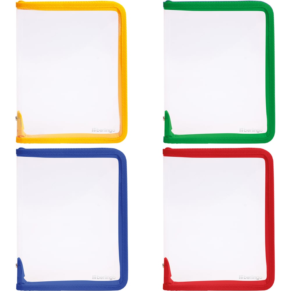 Изображение товара Папка на молнии BERLINGO А5 прозрачная 500 мкм