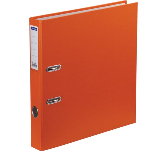 Изображение товара Папка-регистратор OfficeSpace 50 мм, бумвинил, с карманом на корешке, оранжевая 270114