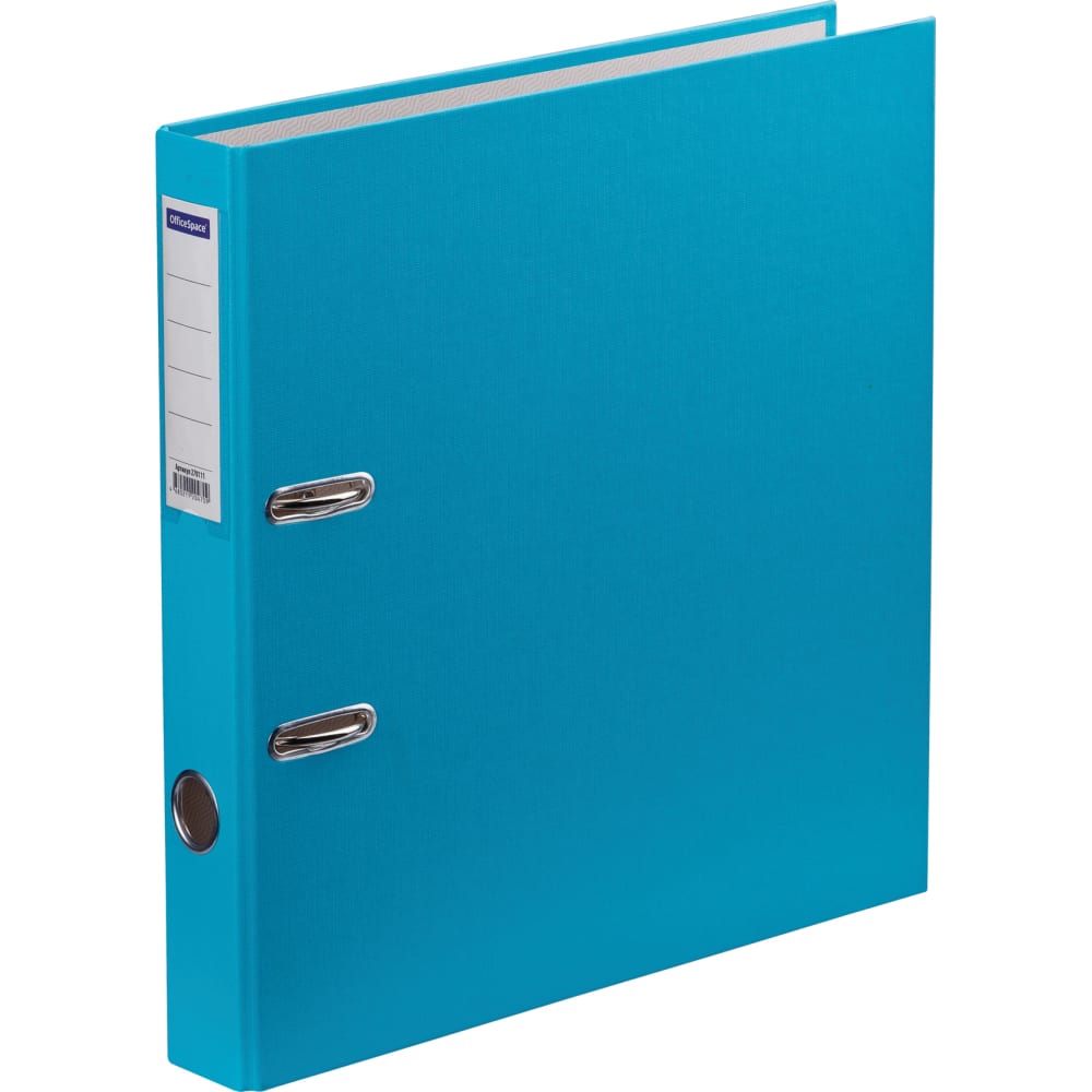 Папка-регистратор OfficeSpace папка регистратор а4 50 мм erichkrause granite собранная пластиковый карман синяя вместимость 350 листов