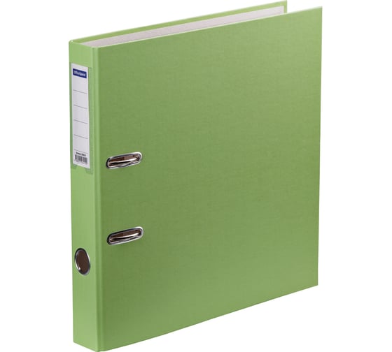 Изображение товара Папка-регистратор OfficeSpace 50 мм, бумвинил, с карманом на корешке, фисташковая 289630