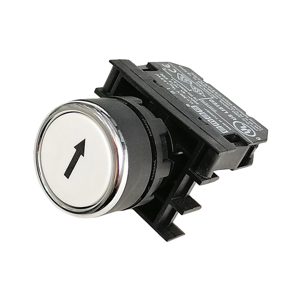 Изображение товара Кнопка модульная Emas B100DBOY белая 220(230)V 4A