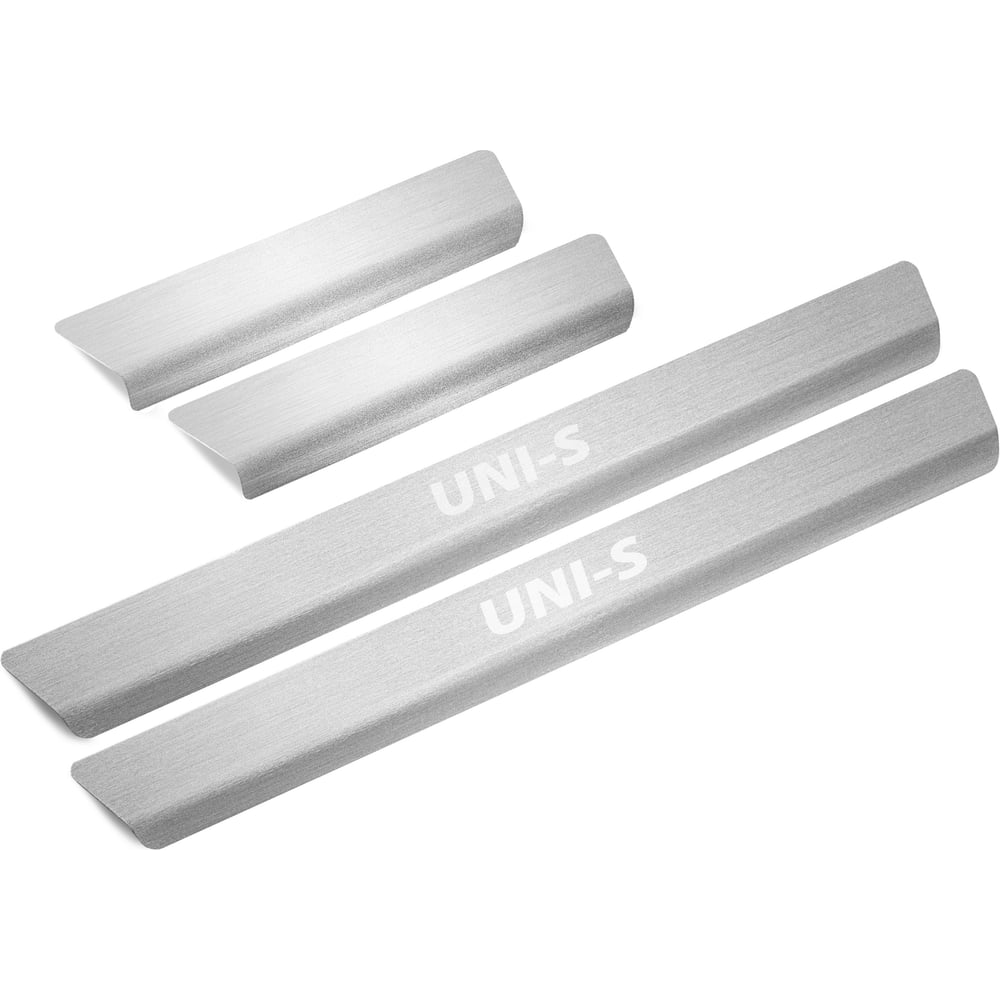 Изображение товара Накладки на пороги Rival для Changan UNI-S 2024 нержавеющая сталь с надписью 4 шт.