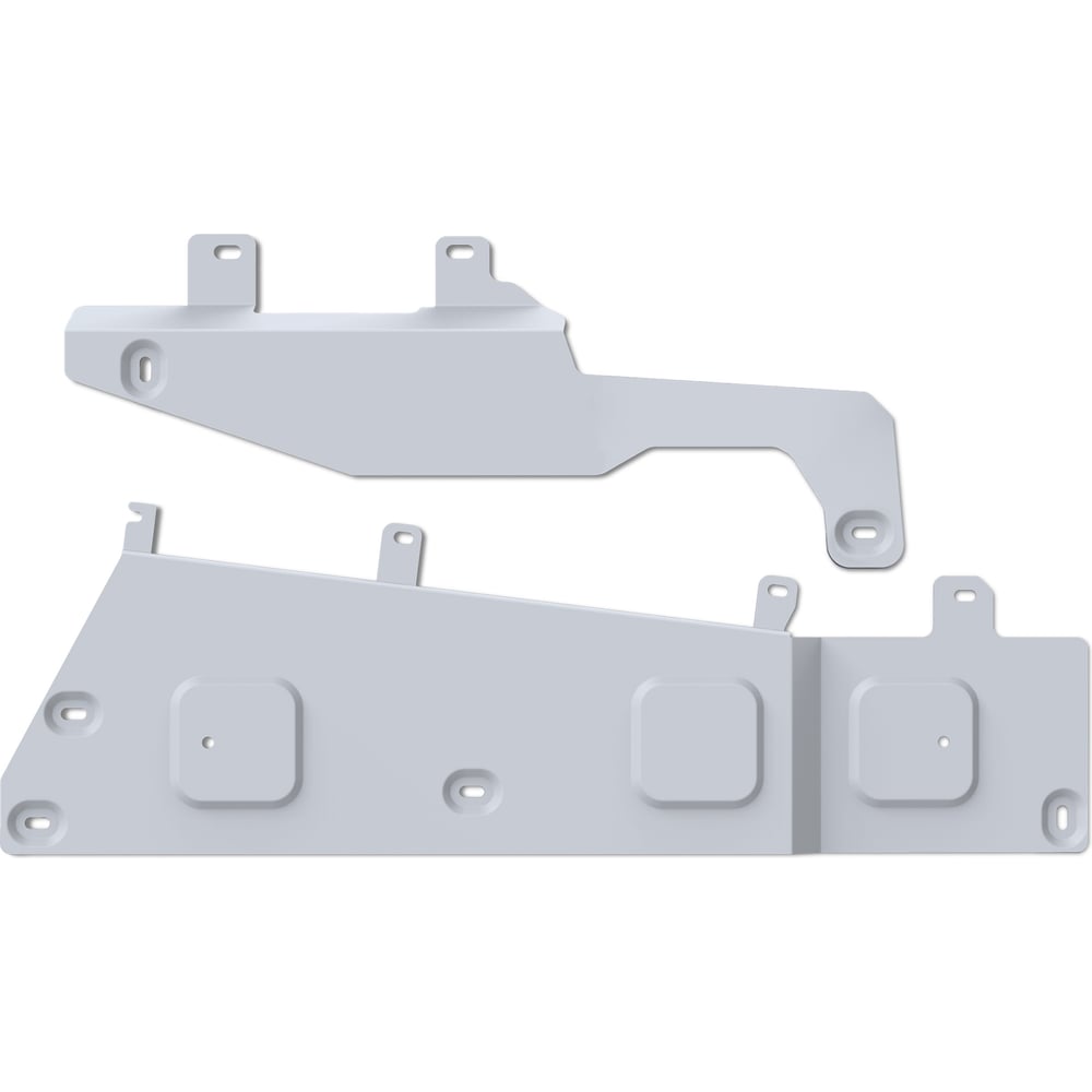 Изображение товара Защита топливных магистралей Rival для Geely Okavango VX11 2024 алюминий с крепежом