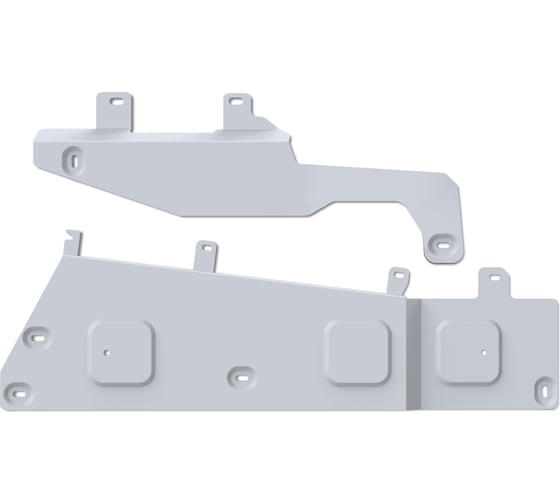 Изображение товара Защита топливных магистралей Rival для Geely Okavango I поколение рестайлинг (VX11) РКПП FWD 2024-н.в., рынок РФ, алюминий 3 мм, с крепежом, штампованная 333.1945.1