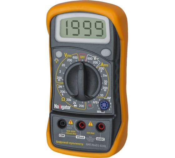 Изображение товара Мультиметр Navigator NMT-Mm01-830L 82428