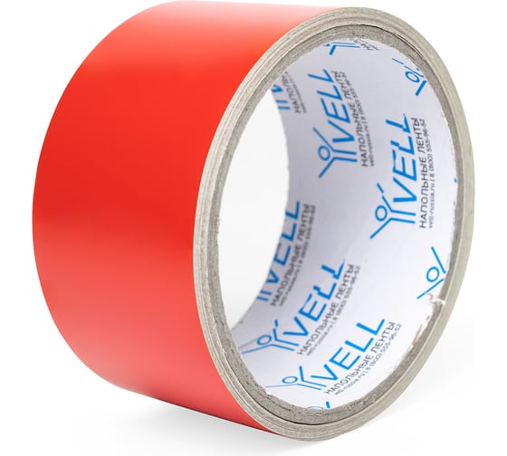 Изображение товара Светоотражающая лента Vell красная, 50 мм х 4,5 м 1376473