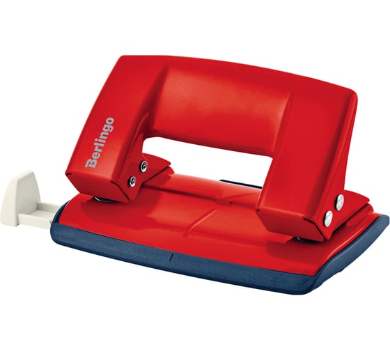 Изображение товара Металлический дырокол BERLINGO Power TX 10 листов, с линейкой, красный KPh_10181
