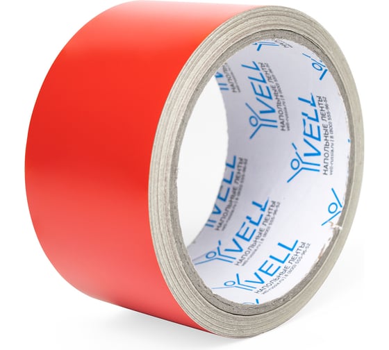 Изображение товара Светоотражающая лента Vell красная, 50 мм х 9,5 м 1376474