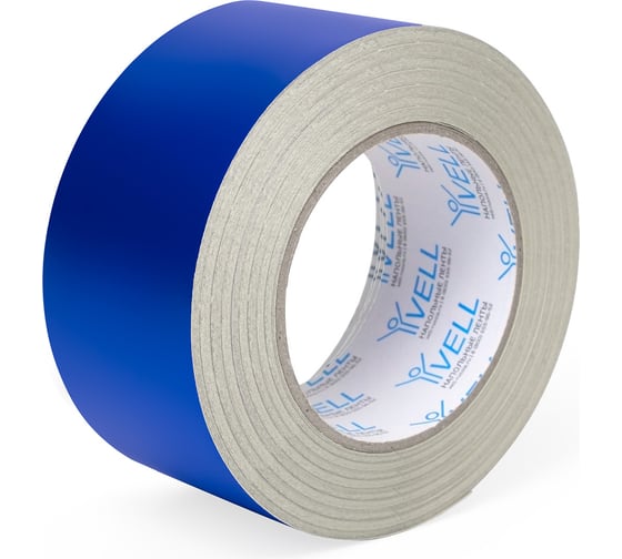 Изображение товара Светоотражающая лента Vell синяя, 50 мм х 49,5 м 1376471
