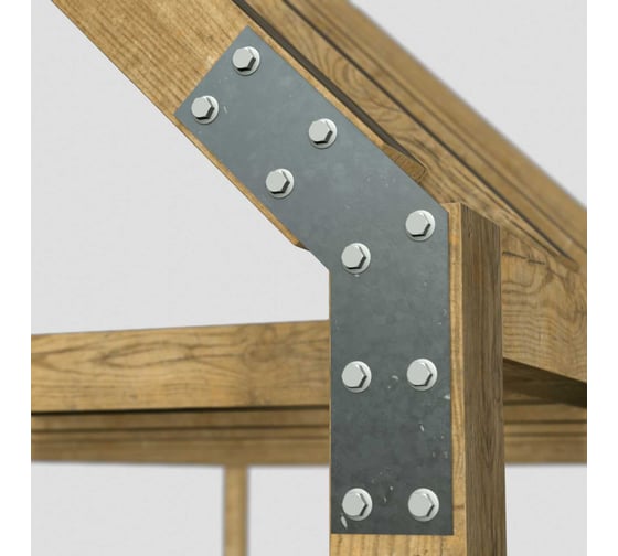 Изображение товара Пластина крепежная АрсеналЪ для бруса 150x150 3 мм. угол 135 град. 1 шт. ARSENAL PERGOLA мод. AR75PN31007-06