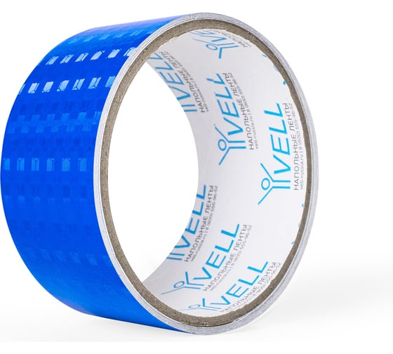 Изображение товара Светоотражающая лента Vell синяя RT, 50 мм х 2,5 м 1376488
