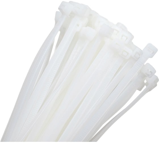 Изображение товара Стяжки нейлоновые HEADROCK белые, 4x200, 100 шт. 144-721-4200