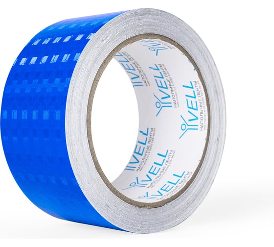 Изображение товара Светоотражающая лента Vell синяя RT, 50 мм х 9,5 м 1376490