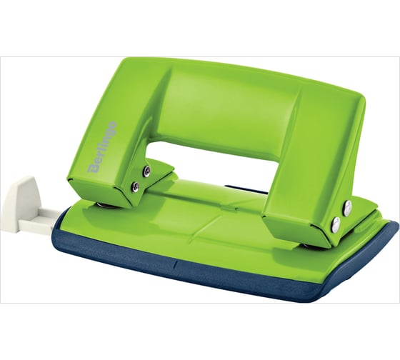 Изображение товара Металлический дырокол BERLINGO Power TX 10 листов, с линейкой, зеленый KPh_10180