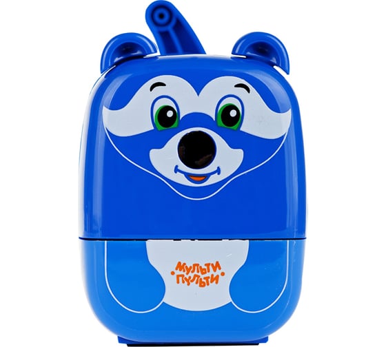 Изображение товара Механическая точилка Мульти-Пульти Енот пластиковый корпус, индивидуальная упаковка MS_03357