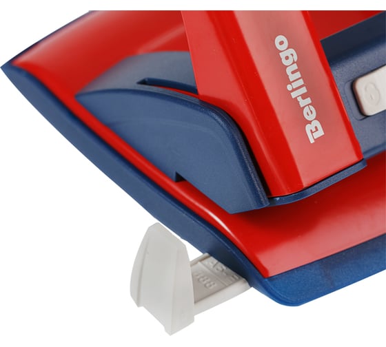 Изображение товара Металлический дырокол BERLINGO Power TX 30 листов, с фиксатором и линейкой, красный KPh_30181