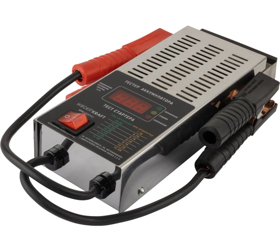 Изображение товара Нагрузочная вилка цифровая WIEDERKRAFT 12В, 100А WDK-Test121