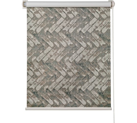 Изображение товара Миниролло ПраймДекор blackout Венецианская штукатурка антик малахит, 57х170 см 23057115