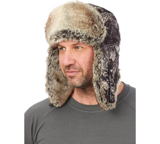 Изображение товара Шапка-ушанка ORION Active Буран серый шельф, one size 4660335520152