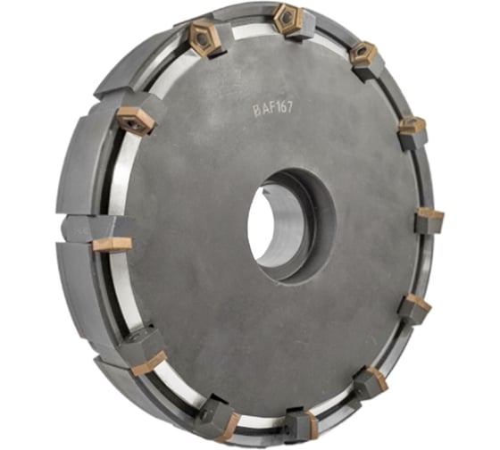 Изображение товара Фреза торцовая 250 с механическим креплением 5гр пл-н PN.. 110408 Z=24 dпос=60мм AF167-R250.09.24.C60 (2214-0475) ГОСТ 26595-85 Русский Инструмент ri.298.34