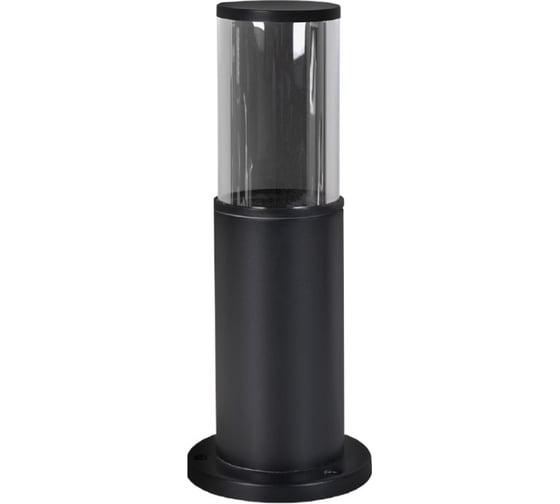 Изображение товара Светильник уличный IN HOME напольный ТБУ SMOKY-SP300-1xA60-BL алюминиевый 300мм черный IP54 4690612059228